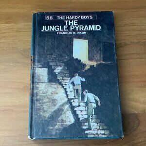 VINTAGE BOOK THE HARDY BOYS THE JUNGLE PYRAMID #56 1977